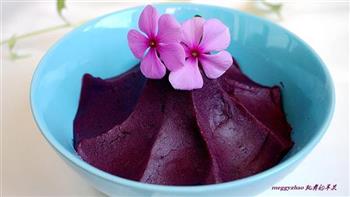 紫薯玫瑰馅的做法步骤10