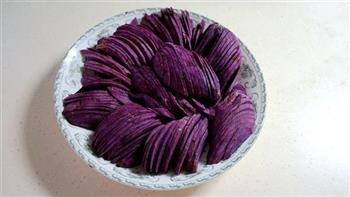 紫薯玫瑰馅的做法图解2