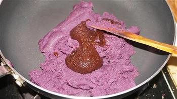 紫薯玫瑰馅的做法图解8