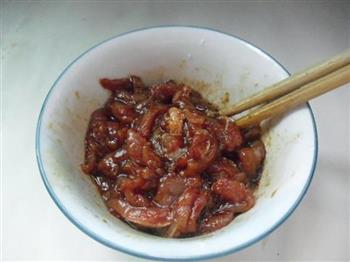 鸡腿菇香干炒肉丝的做法步骤3