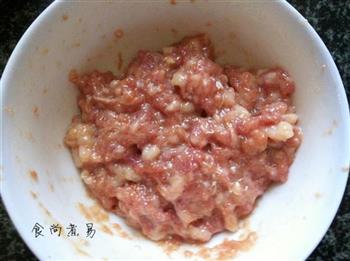 蚝油肉末蒸豆腐的做法步骤4
