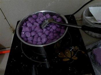 南瓜紫薯芋圆的做法步骤4