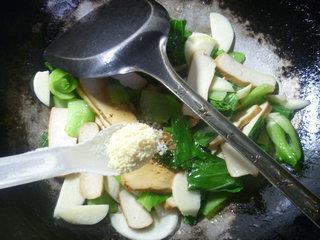 香干茭白炒青菜的做法步骤11