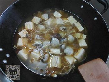 韩式辣白菜豆腐汤的做法步骤3