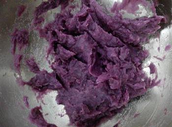 奶冻紫薯月饼的做法步骤3