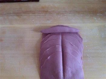 紫薯花样馒头的做法步骤10