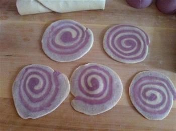 紫薯花样馒头的做法步骤19