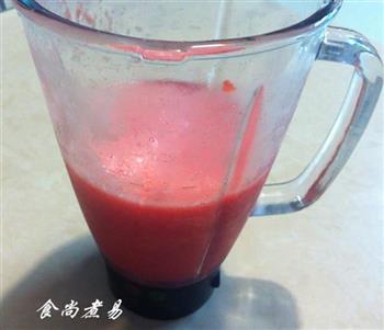 鲜榨西瓜汁的做法步骤5