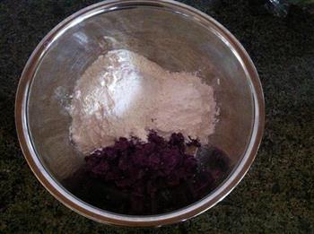 紫薯酥球的做法步骤1