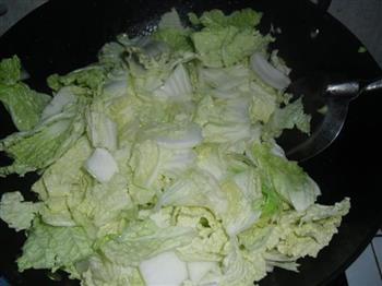 大白菜烩肉元的做法图解4