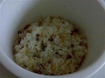 海参红豆荞麦饭的做法步骤5