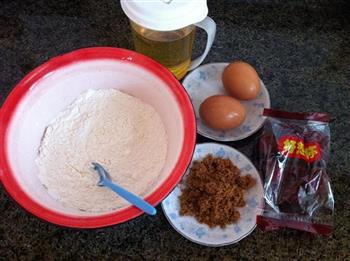 红糖红枣蛋糕的做法步骤1