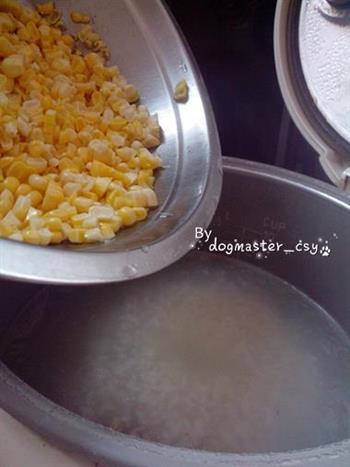 鸡茸玉米燕麦粥的做法步骤8