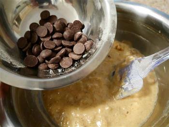 核桃巧克力豆蛋糕的做法图解6