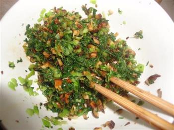 香菇油菜水饺的做法步骤4