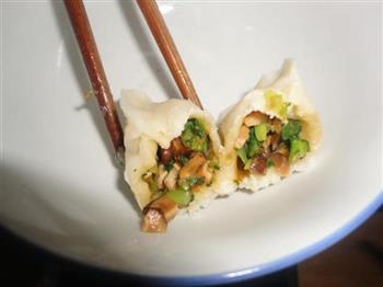 香菇油菜水饺的做法步骤8