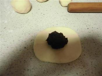 小刺猬豆沙包的做法步骤4