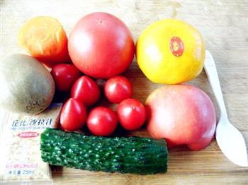 蔬菜水果拼盘沙拉的做法图解1