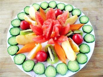 蔬菜水果拼盘沙拉的做法步骤3
