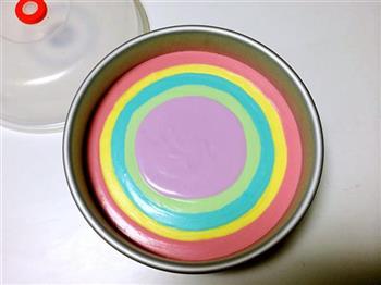 彩虹慕斯蛋糕的做法步骤22
