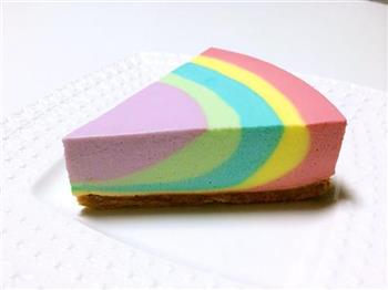 彩虹慕斯蛋糕的做法图解25