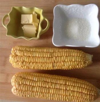 奶油玉米棒的做法步骤1