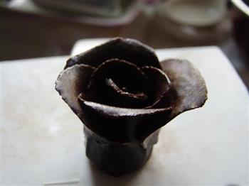 巧克力玫瑰花的做法图解12
