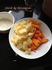 南瓜土豆汤的做法步骤2
