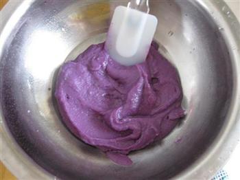 紫薯蜜豆发糕的做法图解3