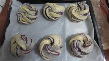 紫薯花卷的做法步骤10