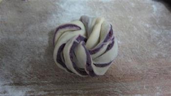 紫薯花卷的做法步骤8
