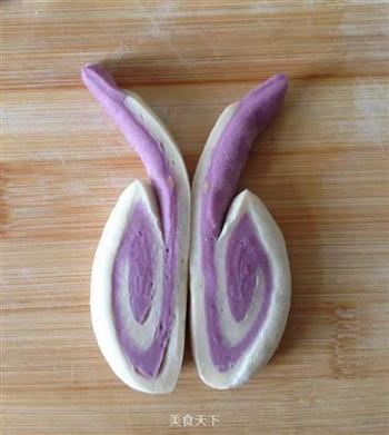 紫薯蝴蝶卷的做法图解12