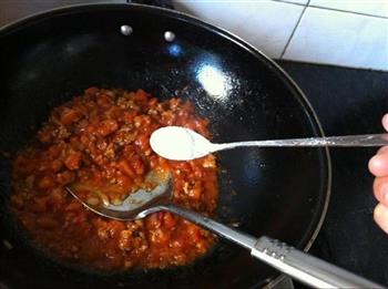 番茄肉沫意大利面的做法步骤10