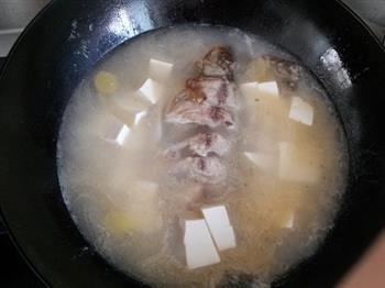枸杞鲫鱼豆腐汤的做法步骤9