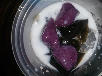 紫薯芋圆西米露的做法步骤10