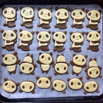 熊猫饼干的做法步骤6