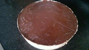 巧克力冻芝士蛋糕的做法步骤12
