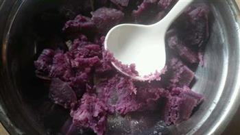 紫薯牛奶布丁的做法步骤2