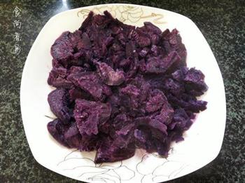 紫薯牛奶桂花羹的做法步骤4