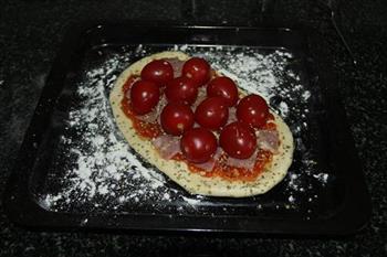 番茄培根披萨的做法步骤15