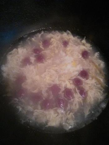 酒酿紫薯小汤圆的做法步骤6