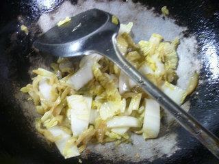 榨菜鸡蛋炒白菜的做法图解6