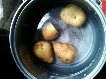 香煎土豆片的做法图解2