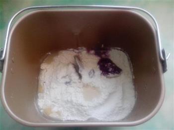 奶香紫薯面包的做法步骤2