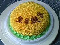 裱花蛋糕 向日葵的做法步骤19