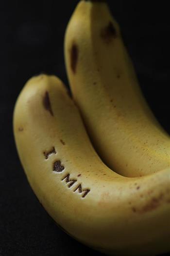 爱心香蕉的做法图解3
