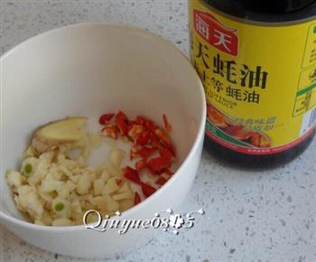 蒜香蚝油菊花菜的做法步骤4