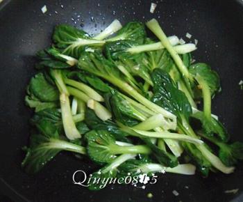蒜香蚝油菊花菜的做法步骤6