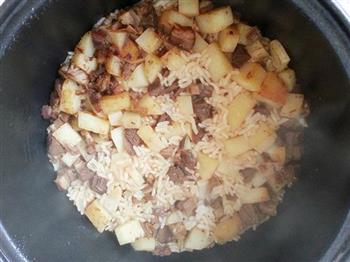 羊肉土豆焖饭的做法步骤8