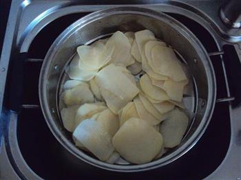 微波炉版自制薯片的做法步骤4
